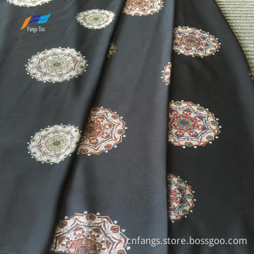 100% polyester afrikansk tryck Nida anpassad Abaya tyg